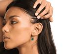 Calista Green Onyx Earrings