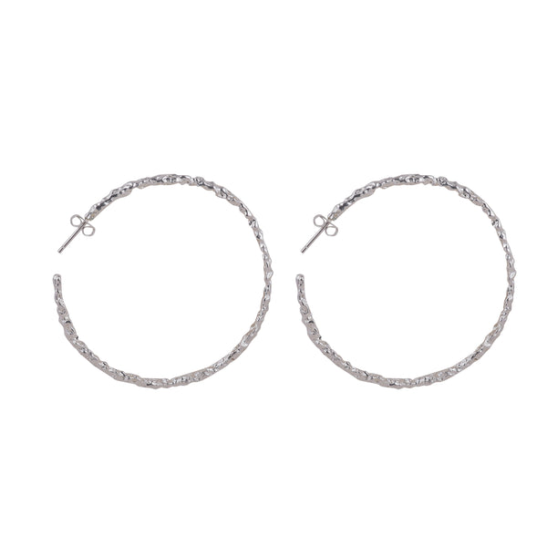 Vama | Aurelia Earrings With Hoops Medium | Metal-Sterling Silver | Finish-Shiny