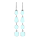 Zoe Aqua Chalcedony Earrings