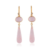 Allara Rose Quartz Earrings