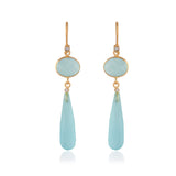 Allara Aqua Chalcedony Earrings