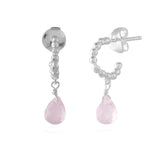 Gloria Rose Quartz Earrings