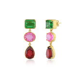 Radiance Brass Earrings