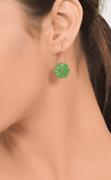Asteria Green Onyx Earrings