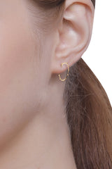 Vama | Marigold Earrings | Metal-Sterling Silver | Finish-Shiny