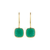 Calista Green Onyx Earrings
