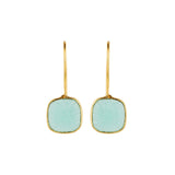 Calista Aqua Chalcedony Earrings