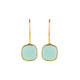 Calista Aqua Chalcedony Earrings