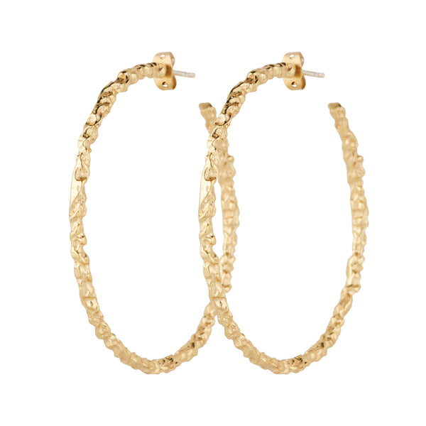 Vama | Aurelia Earrings With Hoops Large | Metal-Sterling Silver | Finish-Shiny