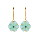 Asteria Aqua Chalcedony Earrings
