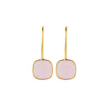 Calista Rose Quartz Earrings