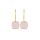 Calista Rose Quartz Earrings