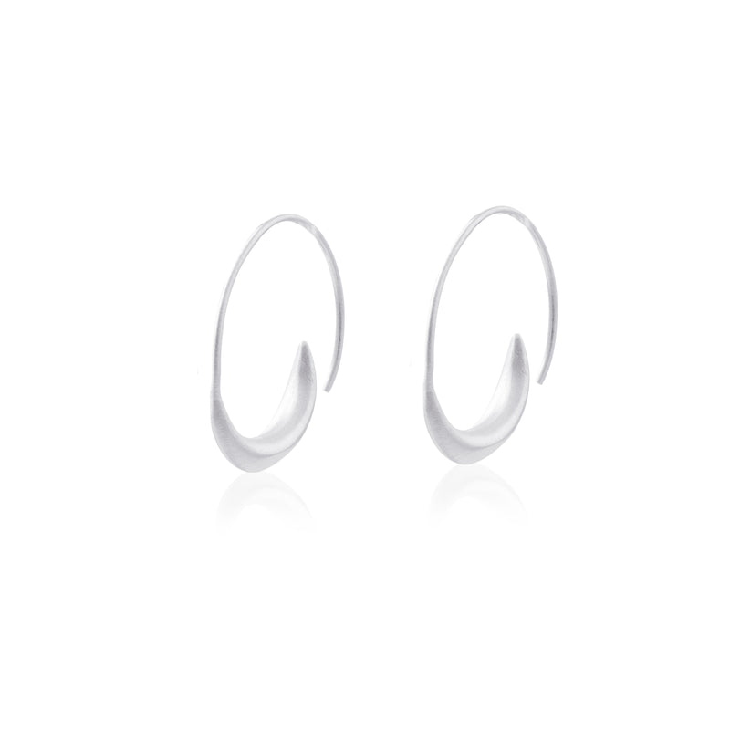 Vama Couture Iqra Earrings | Metal-Silver | Finish-Matt