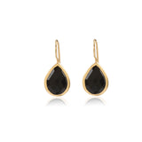 Vama Couture Valencia Earrings | Metal-Gold | Stone-Black Onyx | Finish-Shiny