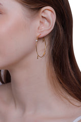 Vama | Prato Earrings | Metal-Sterling Silver | Stone-White Pearl | Finish-Shiny