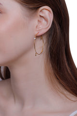 Vama Couture | Platys Earrings in Sterling Silver with Matte Finish | Elegant Jewelry in Australia