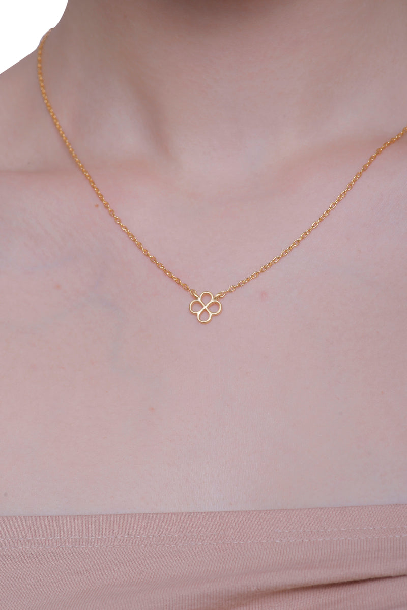 Vama Couture Mytros Necklace | Metal-Gold | Finish-Brushed