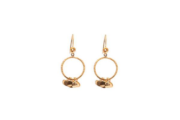 Vama Couture Zarin Earrings | Metal-Gold | Finish-Matt