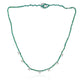 Vama Couture | Motiya Necklace in Sterling Silver with Green Pearl | Shiny Finish | Elegant Jewellery in Australia