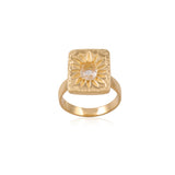 Vama Couture Jaci Ring | Metal-Gold | Stone-Crystal | Finish-Shiny