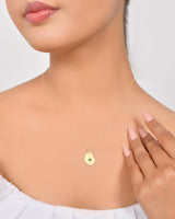 Vama Couture | Zohra Necklace in Sterling Silver with Green Onyx | Elegant Jewellery in Australia