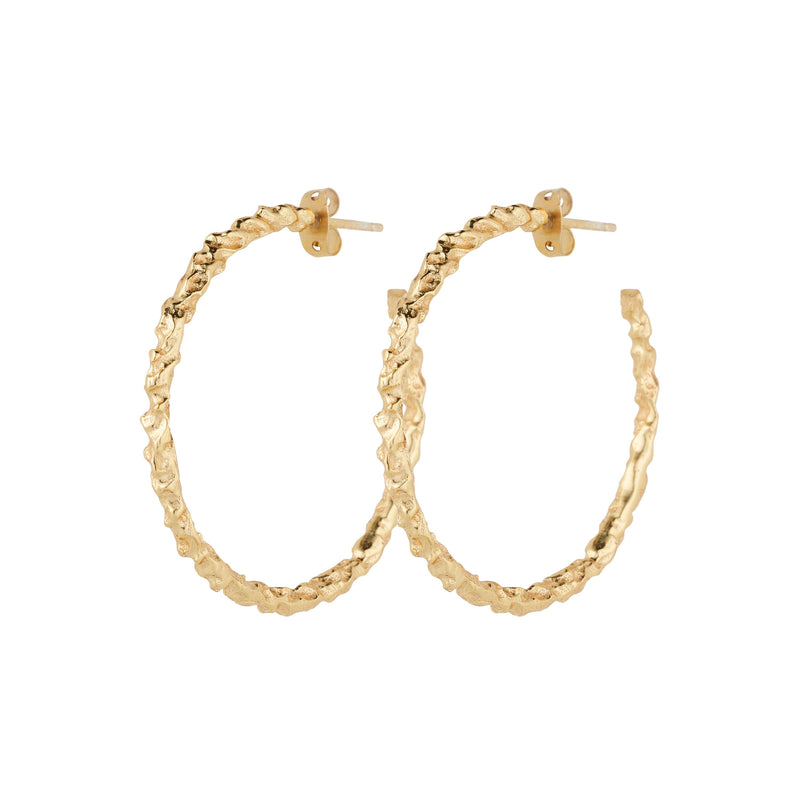 Vama Couture Aurelia Earrings Medium | Metal-Gold | Finish-Shiny