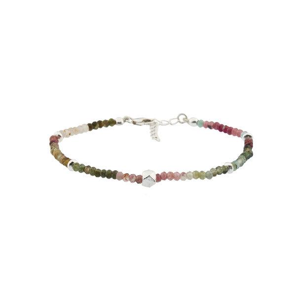 Vama Couture Ornos Bracelet | Stone-Multi Coloured Pearl