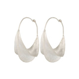 Vama Couture Cossa Earrings | Metal-Silver | Finish-Matt