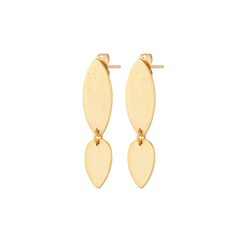 Vama Couture Platys Earrings | Metal-Gold | Finish-Matt